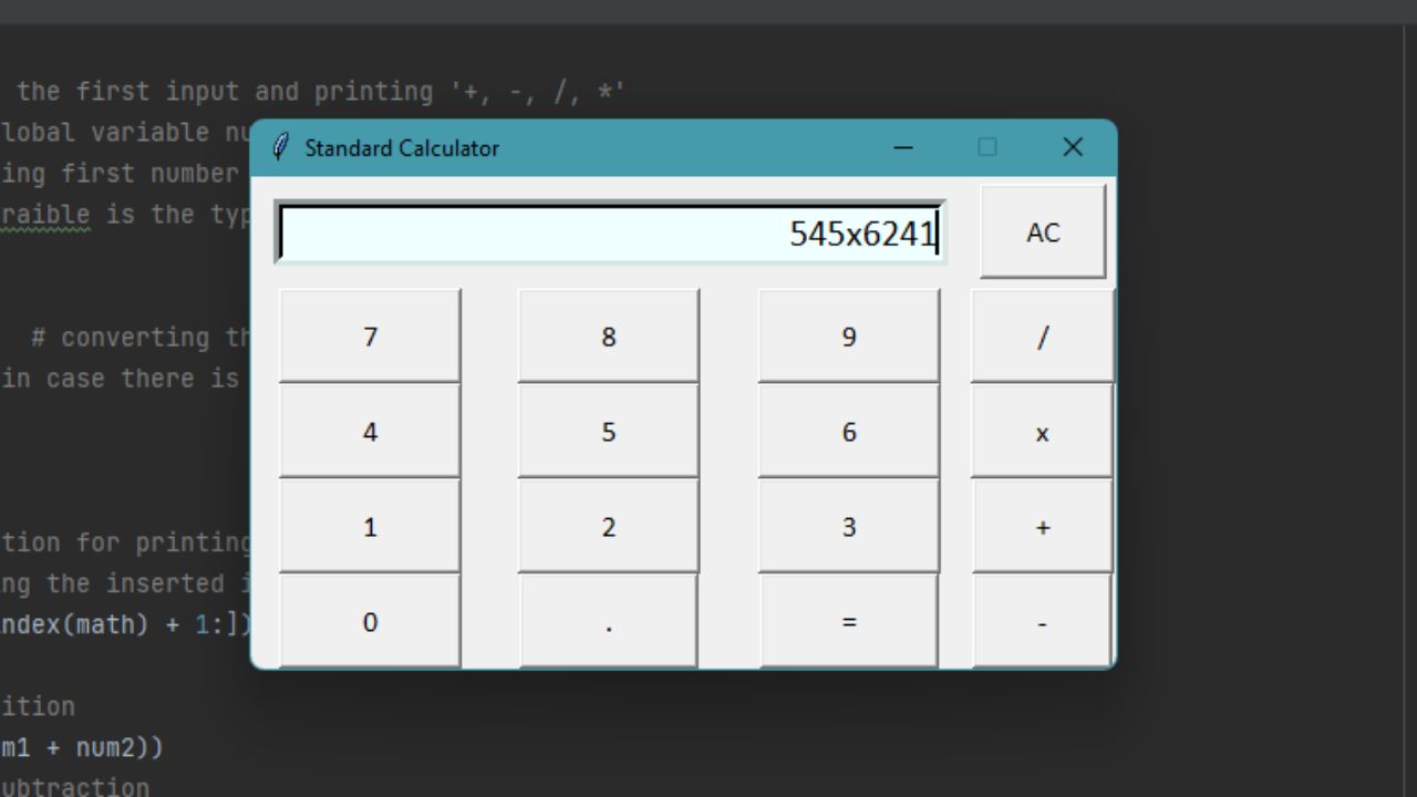 Step By Step Guide To Creating A Python Calculator GUI Using Tkinter Source Code Included